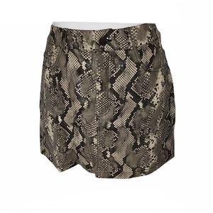 Vigoss Faux Snake Mini Skirt
